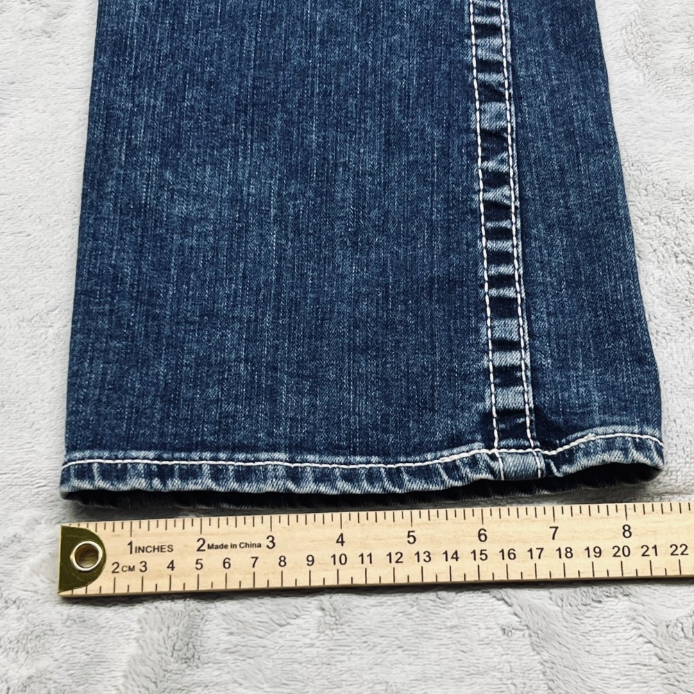 Big Star Remy Boot Women's Jeans 27L Thick Stitch Flap Pocket Western Bootcut - Picture 10 of 13